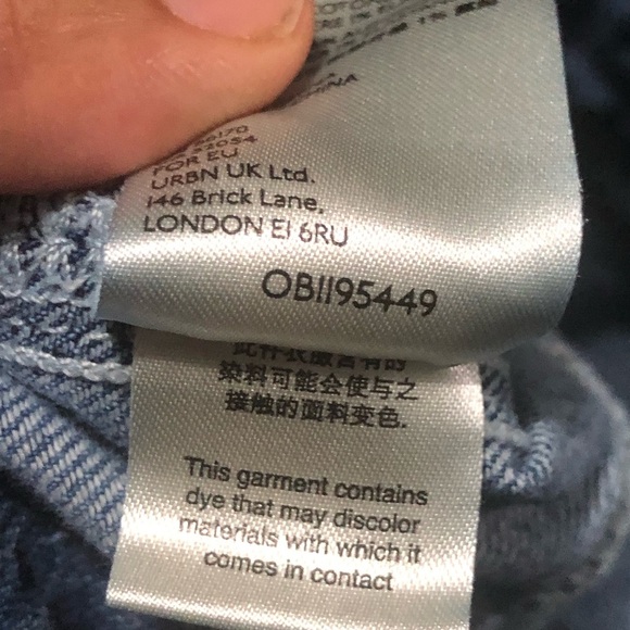 Pilcro Utility Relaxed Fit Jeans Women's 30 High Rise Stretch Denim - Picture 5 of 7